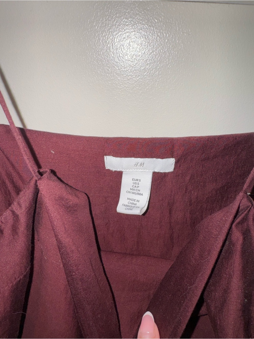 H&M Satin Slip Maxi Dress in Dark Brown - Picture 3 of 4